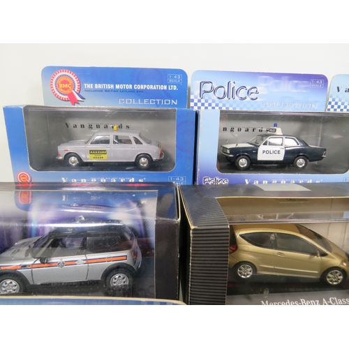 913 - Twelve 1:43 Scale Die Cast models, Some by Corgi.  All boxed and in unused condition. See photos.