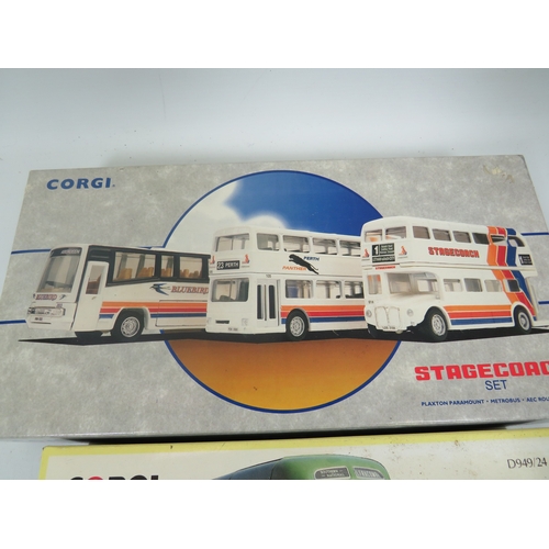 920 - Three Corgi Die Cast Model Gift sets. All boxed and in unused condition.  See photos for details.