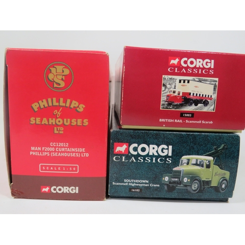 923 - Four Corgi Die Cast Metal Heavy Goods Gift sets. All boxed and unused condition.  See photos for det... 