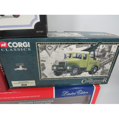 923 - Four Corgi Die Cast Metal Heavy Goods Gift sets. All boxed and unused condition.  See photos for det... 