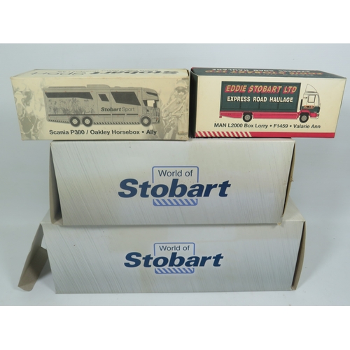 924 - Four Eddie Stobart Special Edition Collectors models,  Two are boxed but are ex display.  See photos... 