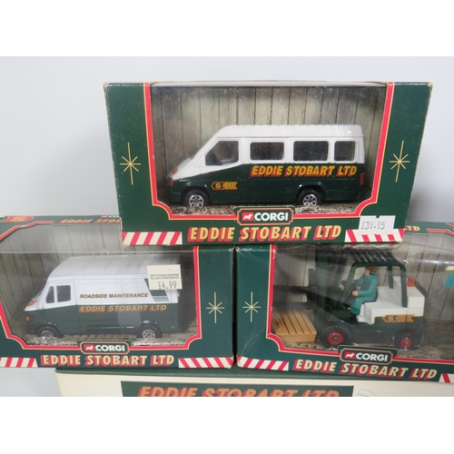 926 - Eddie Stobart Die Cast model trucks, two by Corgi.  See photos for details.