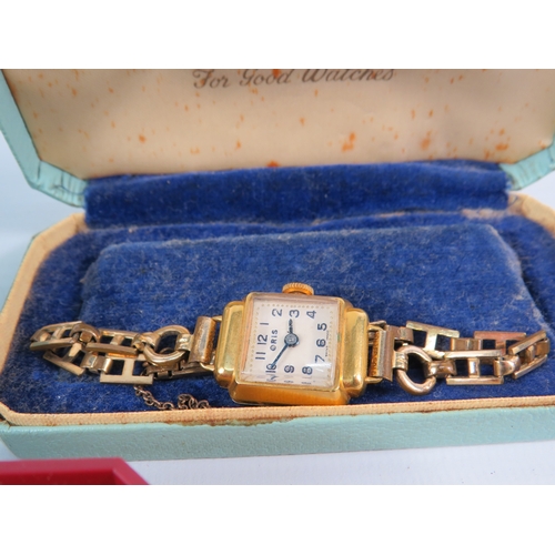 422 - Ladies white gold plated seiko mechanical cocktail watch in running order with box plus a vintage or... 