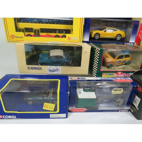 939 - Twelve Assorted Die Cast Models by Corgi.  All boxed.  See photos.