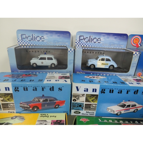 945 - Selection of Die Cast Model Cars by various makers such as Corgi, Vanguards etc. all boxed. See phot... 