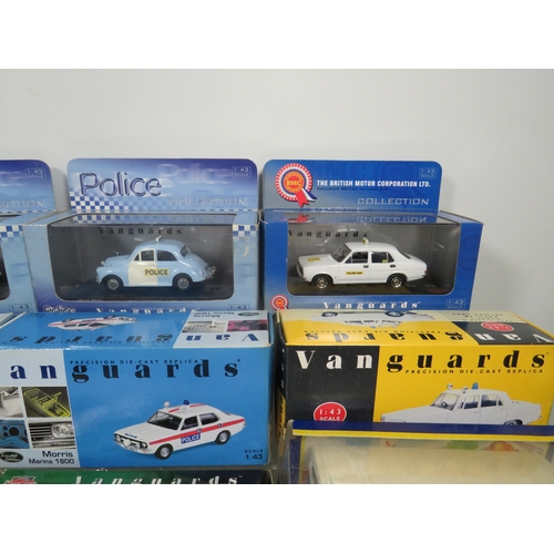 945 - Selection of Die Cast Model Cars by various makers such as Corgi, Vanguards etc. all boxed. See phot... 