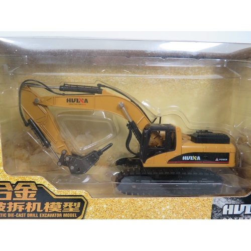 946 - Two Chinese Made Die Cast models of Earth Movers. Each 1:50 Scale  Both in original boxes and unopen... 