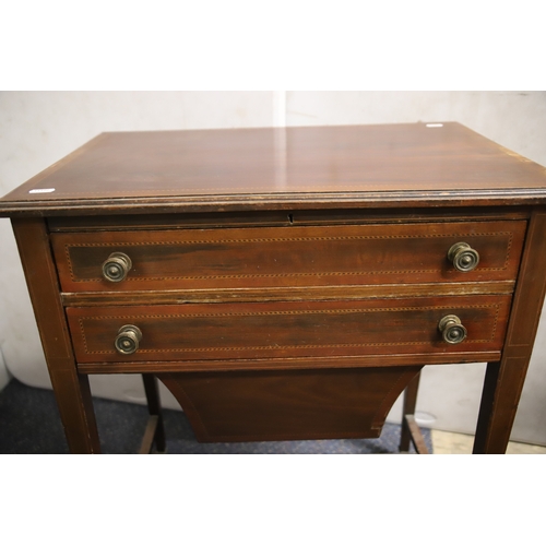 1229 - Dealers mixed lot to include chairs, Repro chest plus work/sewing table.   See photos  Courier or co... 