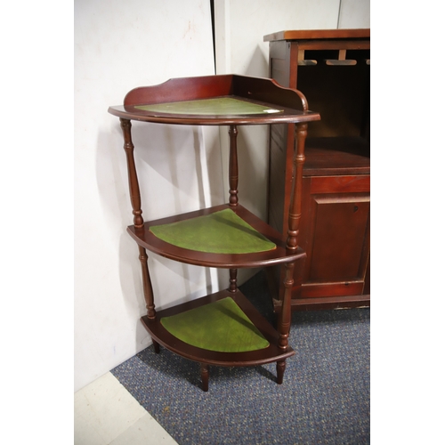 1236 - Dealeers lot comprising wine stand, What not, Golden glass side table . Wine rack H:36 x W:26 x D:15... 