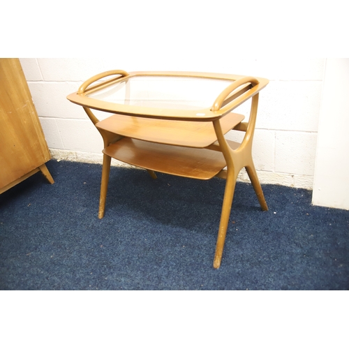 1263 - Mid 20th Century side table/serving tray by Hans Olsen, 1950's piece, very hard to find.   Will need... 