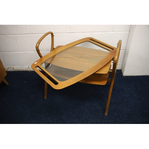 1263 - Mid 20th Century side table/serving tray by Hans Olsen, 1950's piece, very hard to find.   Will need... 