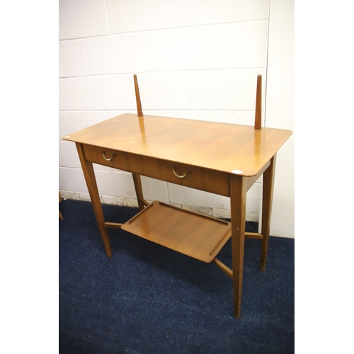 1264 - Mid 20th Century Hall Table by Wrighton with removable lower shelf below.  Would benefit from light ... 