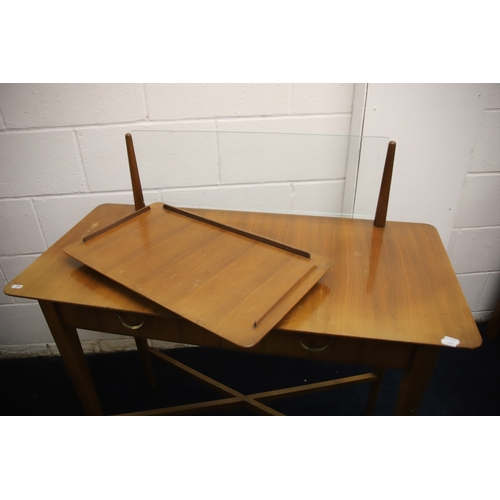 1264 - Mid 20th Century Hall Table by Wrighton with removable lower shelf below.  Would benefit from light ... 