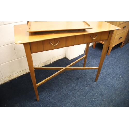 1264 - Mid 20th Century Hall Table by Wrighton with removable lower shelf below.  Would benefit from light ... 