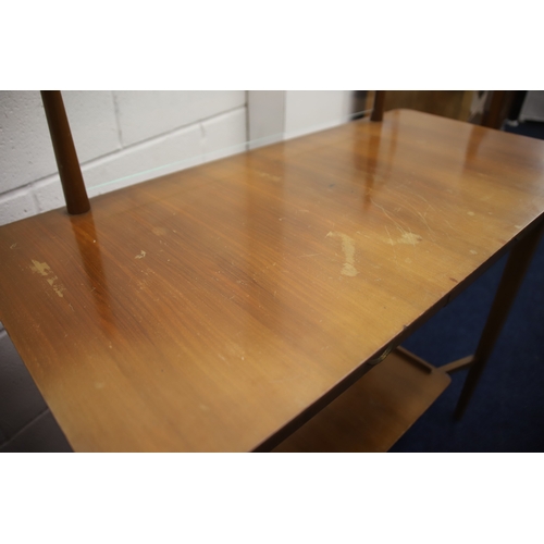 1264 - Mid 20th Century Hall Table by Wrighton with removable lower shelf below.  Would benefit from light ... 