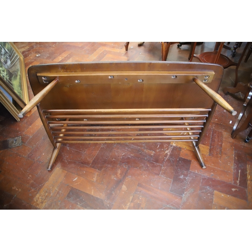 1379 - Ercol Low Coffee Table in the Golden Dawn Colourway.  H:17 x W:42 x D:18 inches. Windsor style.  Ove... 