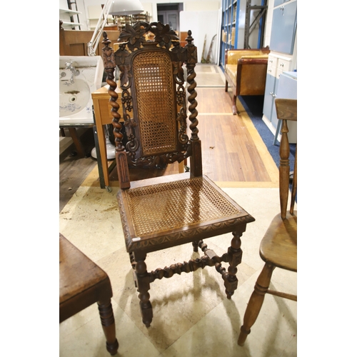 1307 - Three Vintage Chairs, see photos for details.