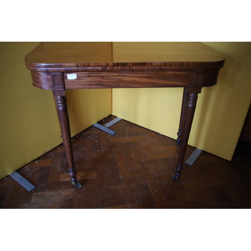 1381 - Combined lot to include a Victorian Pedestal work table plus a Georgian Flip top Gaming table which ... 