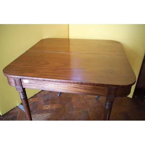 1381 - Combined lot to include a Victorian Pedestal work table plus a Georgian Flip top Gaming table which ... 