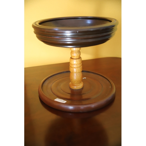 1384 - Mixed Lot to include a Georgian Mahogany Tilt top table on tripod base, brass castors H:28 x W:30 D;... 