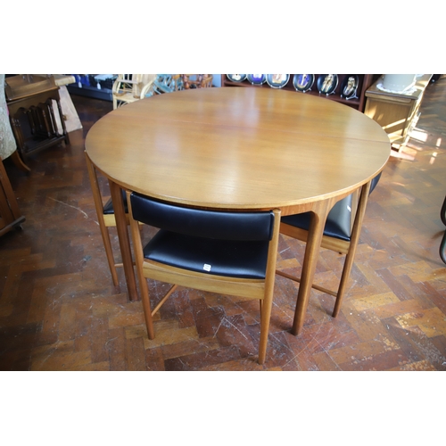 1391 - A.H Macintosh Extending Table and Chairs in exceptional condition; H:29 x W:66 (Extended)  D:48 inch... 