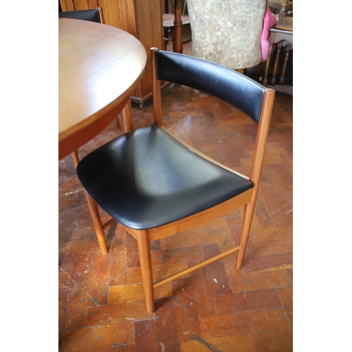 1391 - A.H Macintosh Extending Table and Chairs in exceptional condition; H:29 x W:66 (Extended)  D:48 inch... 