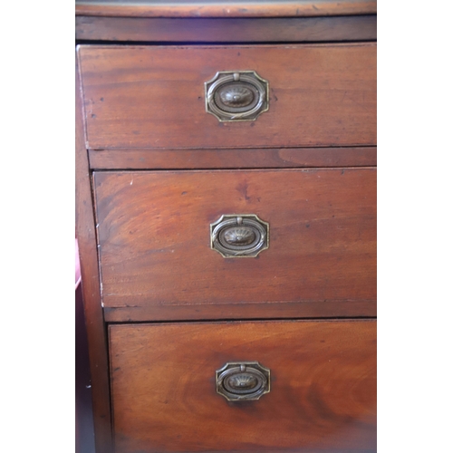 1397 - Combined lot to include a Georgian Mahogany chest. H:36 x W:40 x D:22 inches plus an Edwardian Shiel... 