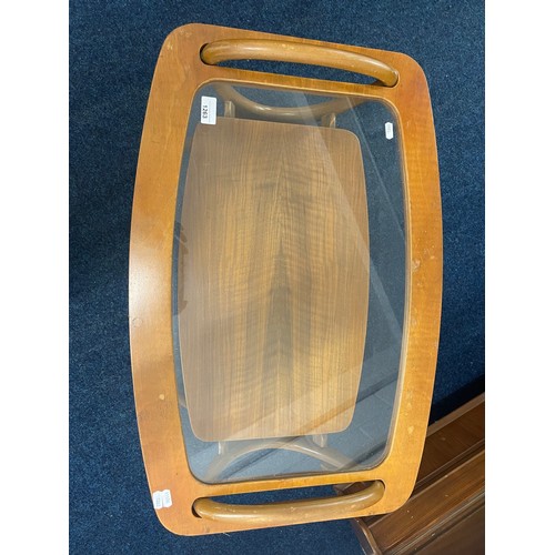 1263 - Mid 20th Century side table/serving tray by Hans Olsen, 1950's piece, very hard to find.   Will need... 