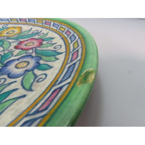 Two Large Crown Ducal Charlotte Rhead charger plates decorated with ...