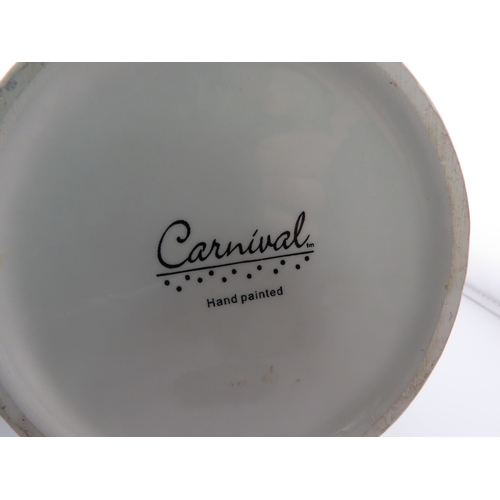 15 - Large Vase in a Alice in Wonderland abstract design by Carnival ceramics, 12