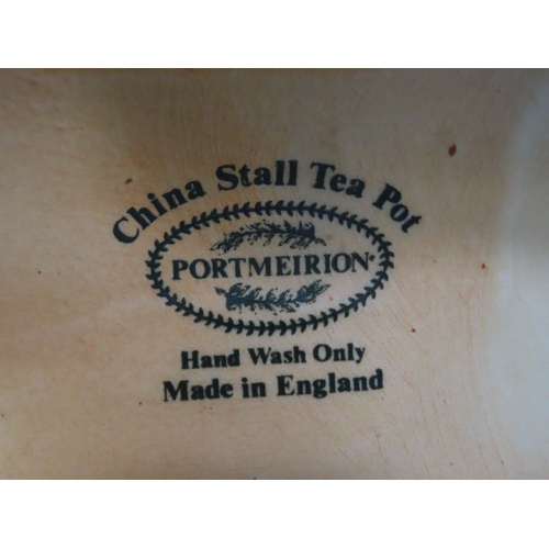 16 - Portmeirion potteries china stall teapot.