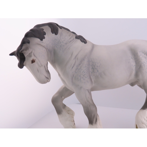 47 - Beswick Grey Action matte shire, model number 2578. 8 1/4