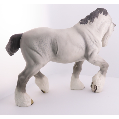 47 - Beswick Grey Action matte shire, model number 2578. 8 1/4