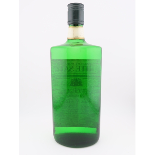 49 - 1970s full sealed bottle of Burnetts White Satin London dry Gin.