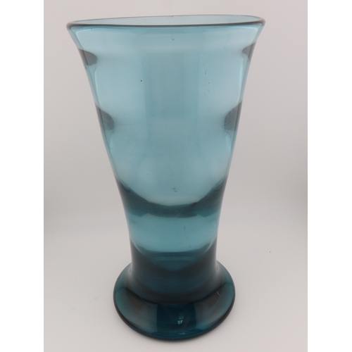 6 - Ellis Bergh vintage Kosta Boda uranium art glass vase, signed to the base with a B & 62, 9.5
