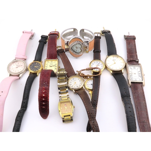 151 - Selection of Quartz wristwatches.