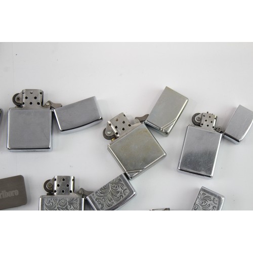 316 - Zippo Lighters Inc Arsenal Football Club Boxed Brass Job Lot 2335894