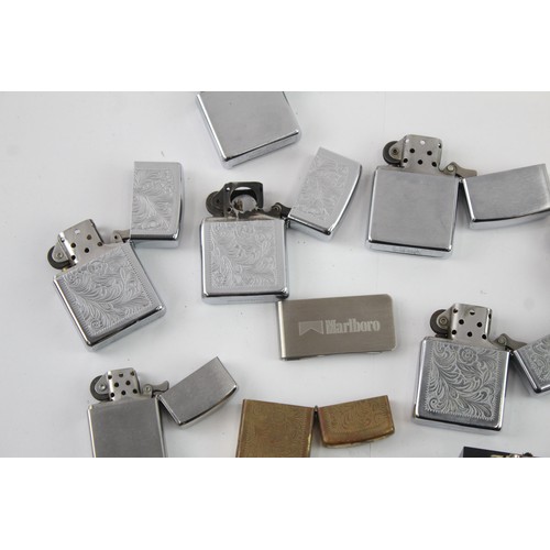 316 - Zippo Lighters Inc Arsenal Football Club Boxed Brass Job Lot 2335894