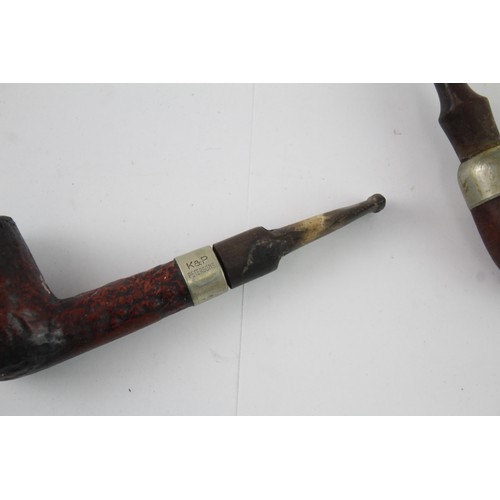 317 - Petersons Smoking Pipes Inc Sterling Silver Band Donegal Tobacco Pipe 2335899