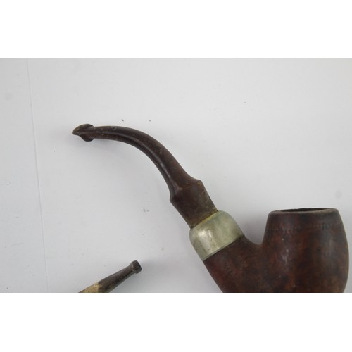 317 - Petersons Smoking Pipes Inc Sterling Silver Band Donegal Tobacco Pipe 2335899