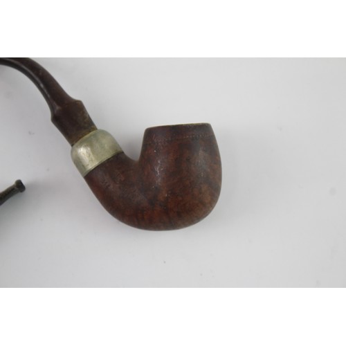317 - Petersons Smoking Pipes Inc Sterling Silver Band Donegal Tobacco Pipe 2335899