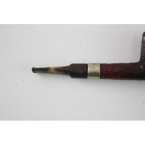 317 - Petersons Smoking Pipes Inc Sterling Silver Band Donegal Tobacco Pipe 2335899