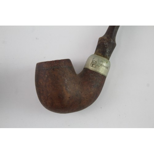317 - Petersons Smoking Pipes Inc Sterling Silver Band Donegal Tobacco Pipe 2335899