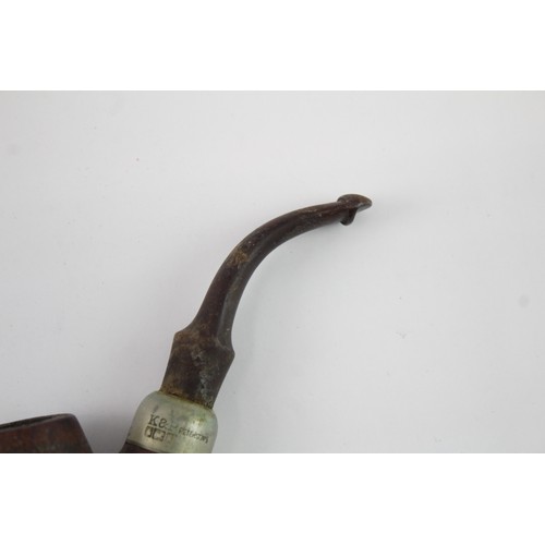 317 - Petersons Smoking Pipes Inc Sterling Silver Band Donegal Tobacco Pipe 2335899