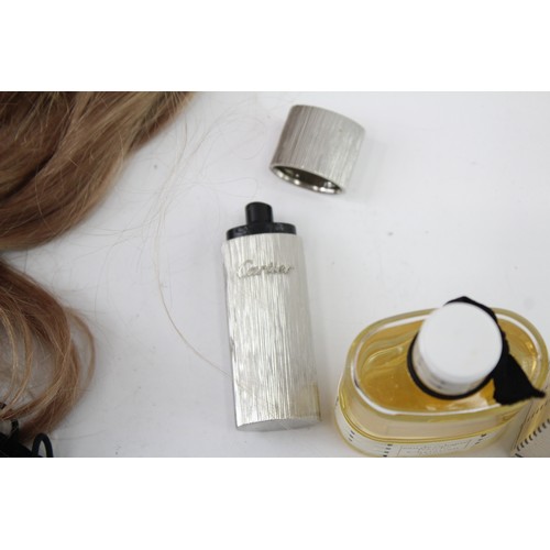 321 - Vintage Designer Collectable Items Inc Wigs Dior Perfume Cartier  443270