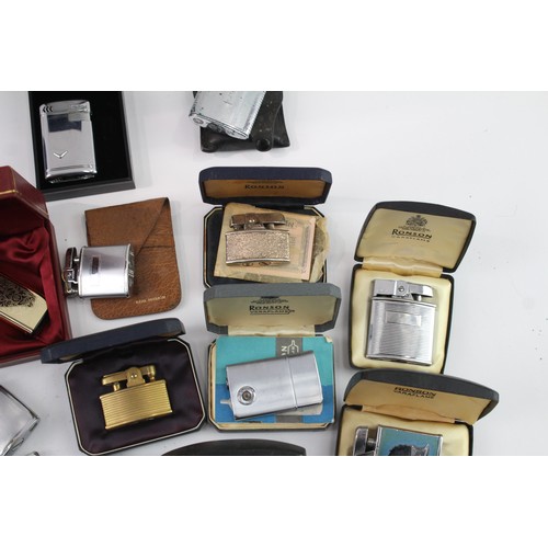 326 - Pocket Lighters Tobacciana Collectables Ronson Boxed Collection  570395