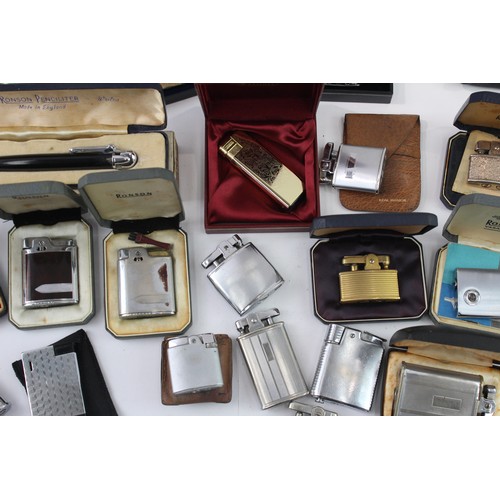 326 - Pocket Lighters Tobacciana Collectables Ronson Boxed Collection  570395