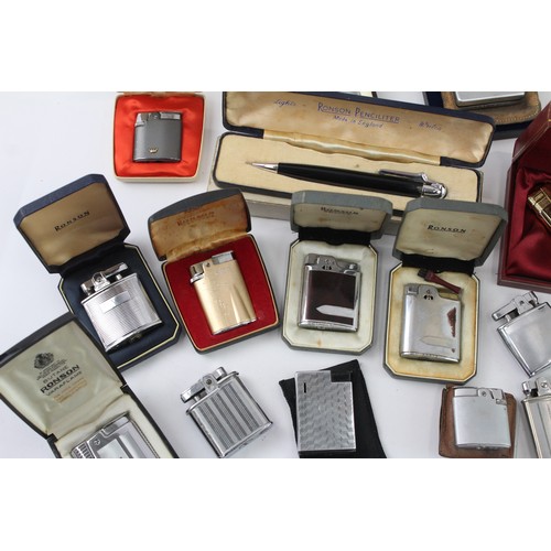 326 - Pocket Lighters Tobacciana Collectables Ronson Boxed Collection  570395
