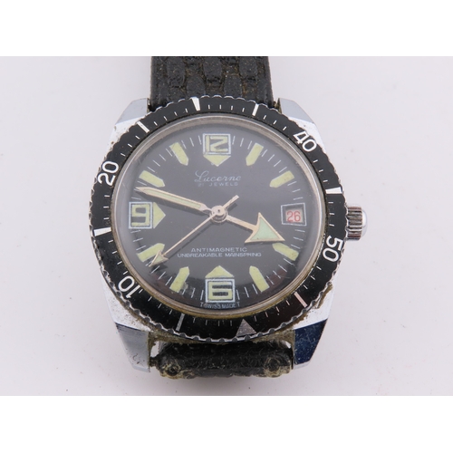 512 - Lucerne 21 Jewel wristwatch, working