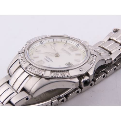 515 - Two Seiko wristwatches, both require batteries